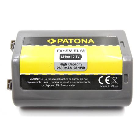bateria Patona EN-EL18 do D4 D5 D4s D6 D850 D500