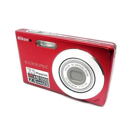 Aparat Nikon S200 - ładny stan - czerwony