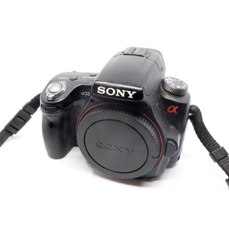 Aparat Sony Alpha A33 - Body - Mało używana - Stan BDB - Czarna