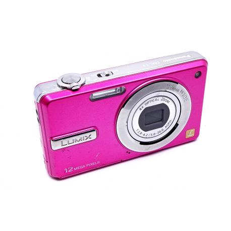 Aparat Panasonic Lumix DMC-F3 - różowy - dobry stan