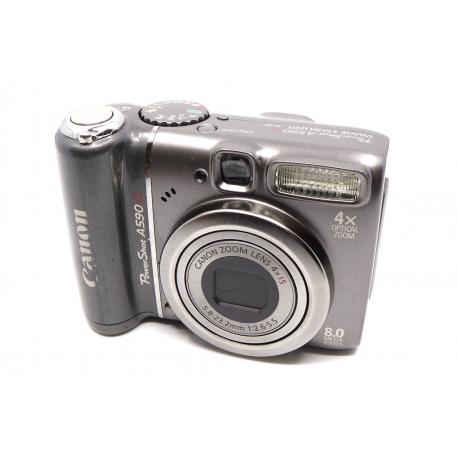 Aparat Canon Power Shot A590 Is- bardzo dobry stan - na baterie AA