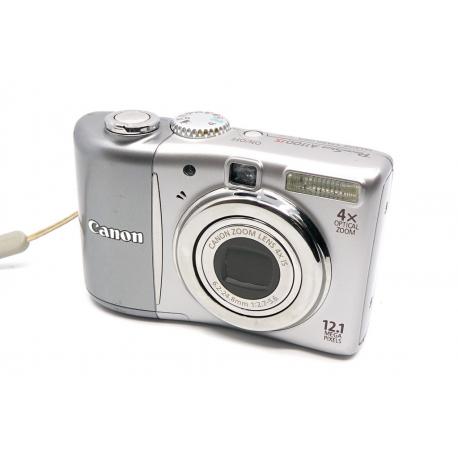 Aparat Canon Power Shot A1100 IS srebrny mało używany na baterie AA