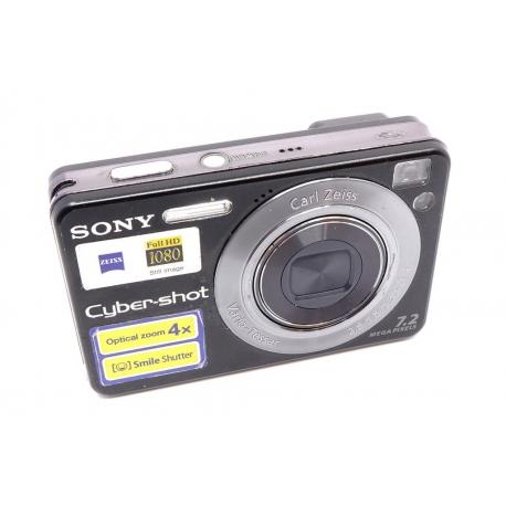 Aparat Sony DSC-W120 w kolorze czarnym - kompaktowy aparat cyfrowy