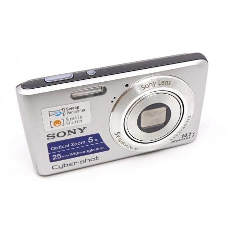 Aparat Sony CYBER-SHOT DSC-W520 - stan bardzo dobry - srebrny