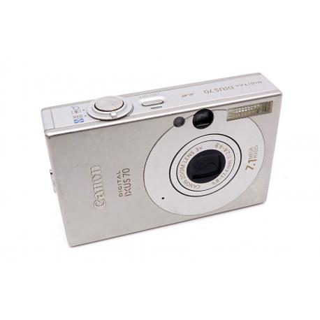 Aparat Canon IXUS 80 IS – stylowy kompakt-Dobry stan - Kolor srebrny