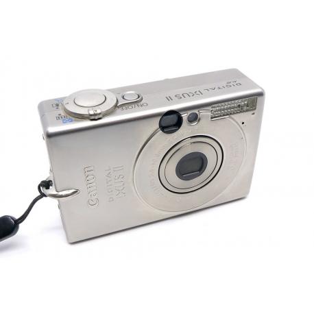 Aparat Canon IXUS II SREBRNY – kompaktowy aparat cyfrowy 3.2 MP-Bardzo dobry stan, nowa matryca, metalowy