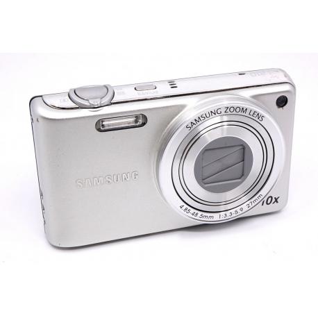 Aparat Samsung PL210 - kompakt srebrny - Bardzo dobry stan