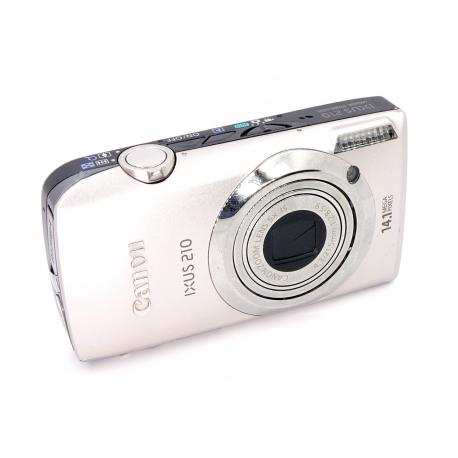 Aparat Canon Ixus 210 IS - srebrny - dotyk - Stan bardzo dobry