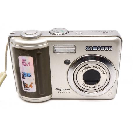 Aparat Samsung Digimax Cyber 530 - złoty, bardzo dobry stan, mało używany,