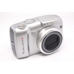 Aparat Canon PowerShot SX110 IS - aparat kompaktowy, srebrny, sprawny