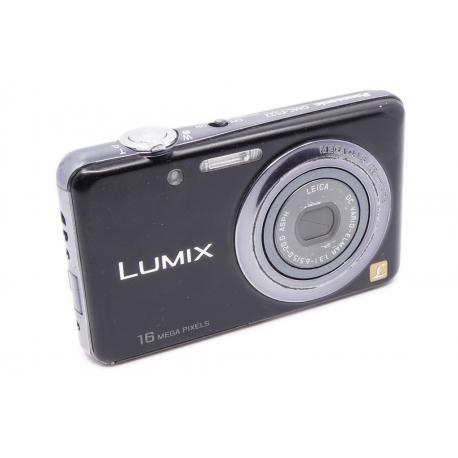 Aparat Panasonic Lumix DMC-FS22 - Czarny - Kompakt z paskiem – ładny stan