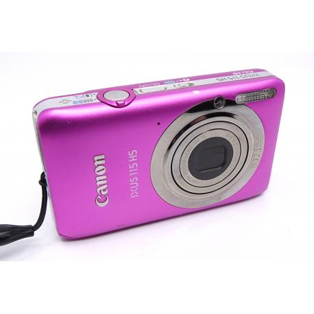 Aparat Canon Ixus 115 HS - śliczny różowy kolor - stan bardzo dobry