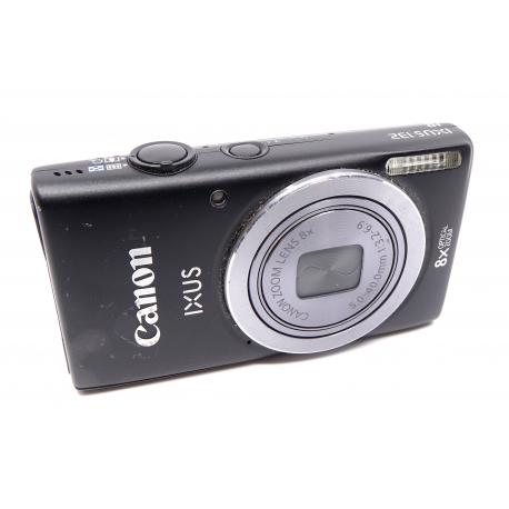 Aparat Canon Ixus 132 Czarny - smukły aparat kompaktowy HD