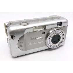 Aparat Canon Power Shot A420 - srebrno-szary - klasyczny aparat kompaktowy