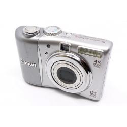 Aparat Canon Power Shot A1100 IS srebrny mało używany na baterie AA