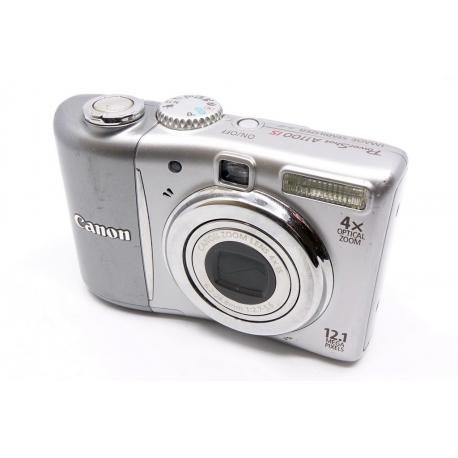 Aparat Canon Power Shot A1100 IS srebrny mało używany na baterie AA