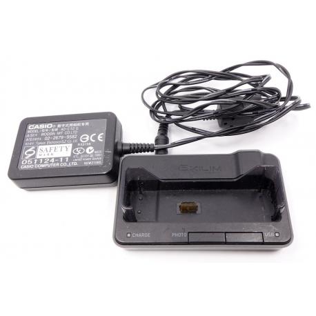 Zasilacz AD-C 52 i stacja dokująca CA-29 do Casio Exilim Z500 Z600 Z700