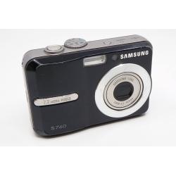 Aparat Samsung S760 czarny - Kompaktowy aparat cyfrowy - sprawny, dobry stan