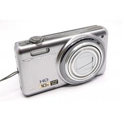 Aparat Olympus D-720 jak VR310 Srebrny - kompaktowy aparat cyfrowy 14 MP, 10× zoom – bardzo dobry stan