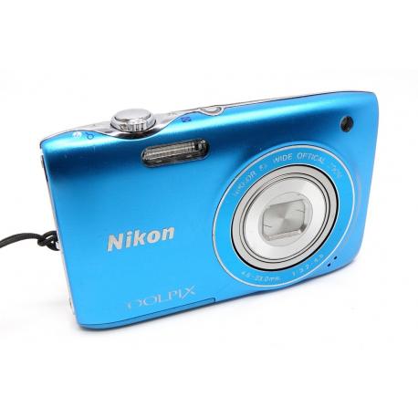Aparat Nikon S3100 - 14 Mpix - 5x Zoom - Sprawny - Bardzo dobry stan - niebieski