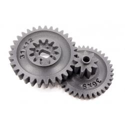 Koło zębate 36x7 i 33x12 zębów niszczarki Rexel optimum autofeed+ 45x 50x