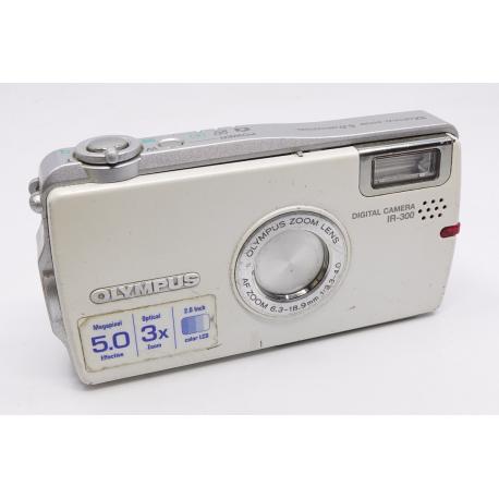 Aparat Olympus IR-300 - Mini aparat cyfrowy - 4 Mpix - Biały - Kompakt - Sprawny