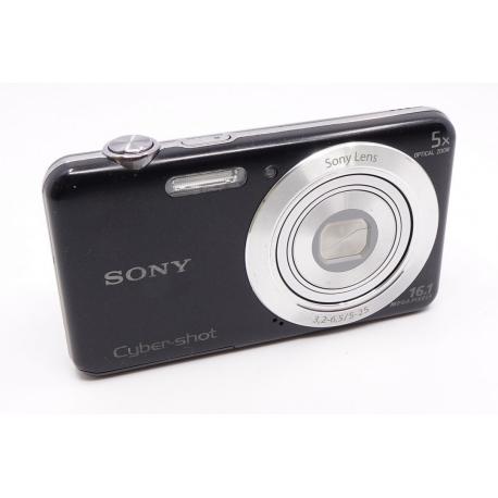 Aparat Sony DSC-W710 - 16.1 Mpix - 5× Zoom - Czarny - systan bardzo dobry - czarny