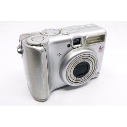 Aparat Canon Power Shot A530 - 5 Mpix - 4× Zoom - zasilanie AA - Srebrny - Sprawny