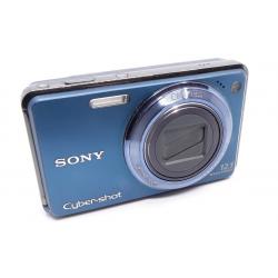 Aparat Sony DSC-W290 - 12.1 MPix - stan bardzo dobry - piękny niebieski metalik
