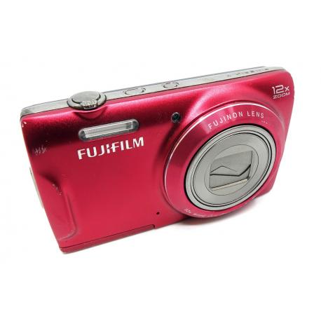 Aparat FUJIFILM FinePix T550 - kompakt z dużym zoomem 12× - czerwony - w pełni sprawny