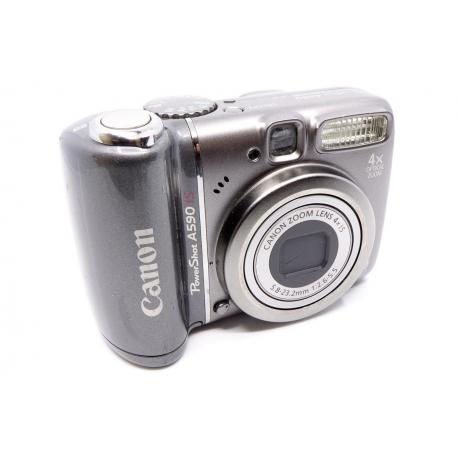 Aparat Canon Power Shot A590 Is- bardzo dobry stan - na baterie AA