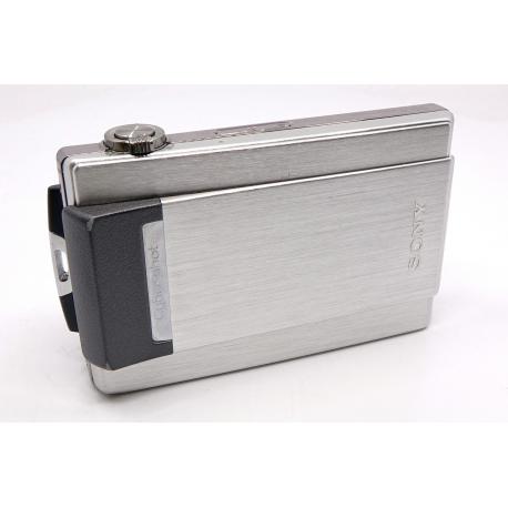 Aparat Sony CYBER-SHOT DSC-T500 - srebrny- stan bardzo dobry