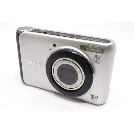 Aparat Canon Power Shot A3000 IS 10 Mpix - 4× Zoom - Stabilizacja - Srebrny - Super stan