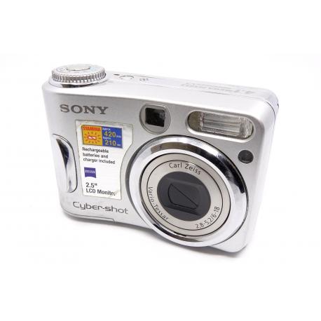 Aparat Sony CYBER-SHOT DSC-S90 – Srebrny - Klasyczny aparat kompaktowy w super stanie