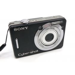 Sony DSC W55 aparat cyfrowy kompakt 7.2MP 3x zoom czarny bardzo dobry stan