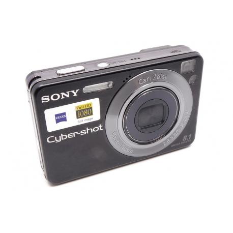 Aparat Sony DSC-W120 czarny - kompaktowy aparat cyfrowy