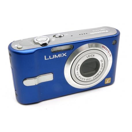 Aparat Panasonic Lumix DMC-FX10 6 MP Leica 3x Zoom OIS Niebieski Sprawny