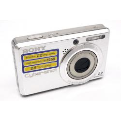 Aparat Sony CYBER-SHOT DSC-S750 srebrny zgrabny kompakt