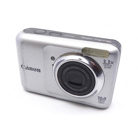 Aparat Canon PowerShot A800 10 MP 3.3x Zoom Optyczny HD Srebrny