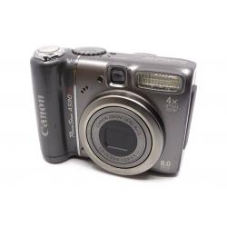 Aparat Canon Power Shot A590 Is- bardzo dobry stan - na baterie AA