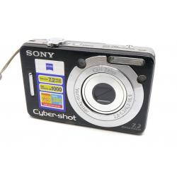 Sony DSC W55 aparat cyfrowy kompakt 7.2MP 3x zoom czarny bardzo dobry stan