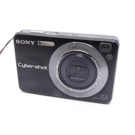 Aparat Sony Cyber-shot DSC-W115 7.2 MP 4x Zoom Carl Zeiss Czarny