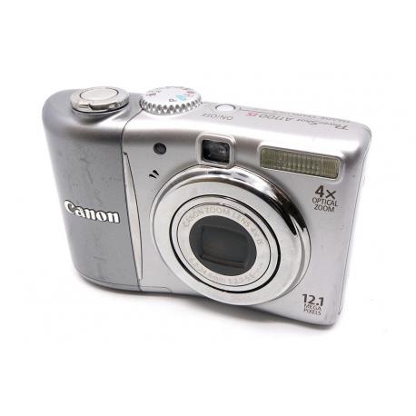 Aparat Canon Power Shot A1100 IS srebrny mało używany na baterie AA