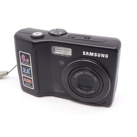Aparat Samsung S630 6 MP 3x Zoom Optyczny LCD Czarny