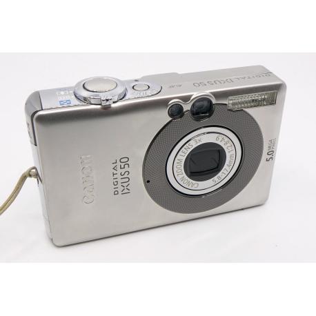 Aparat Canon IXUS 50 5 MP 3x Zoom Optyczny LCD Srebrny