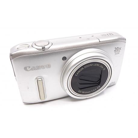 Aparat Canon PowerShot SX240 HS 12 MP 20x Zoom Optyczny Full HD Srebrny
