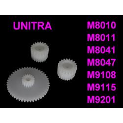 Zębatki UNITRA seria M70.. M80.. M91.. M92..-komplet