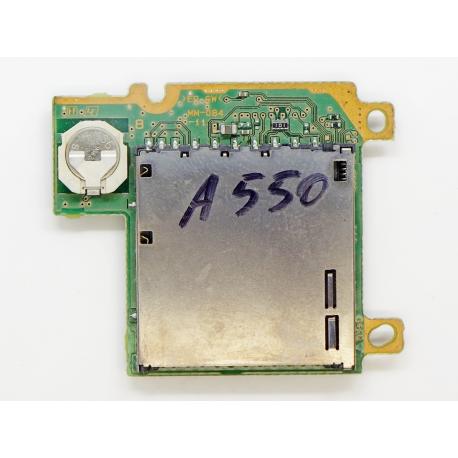 Płyta gniazd pamięci SD i MS do Sony A550