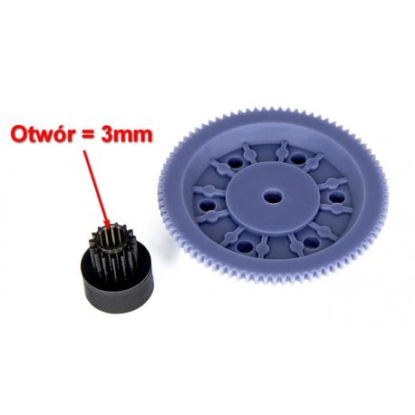 Zębatki GRUNDIG CN500 CN820 CN830 CN930 C2000 C2500 C4200 C4800 C6000 C6200