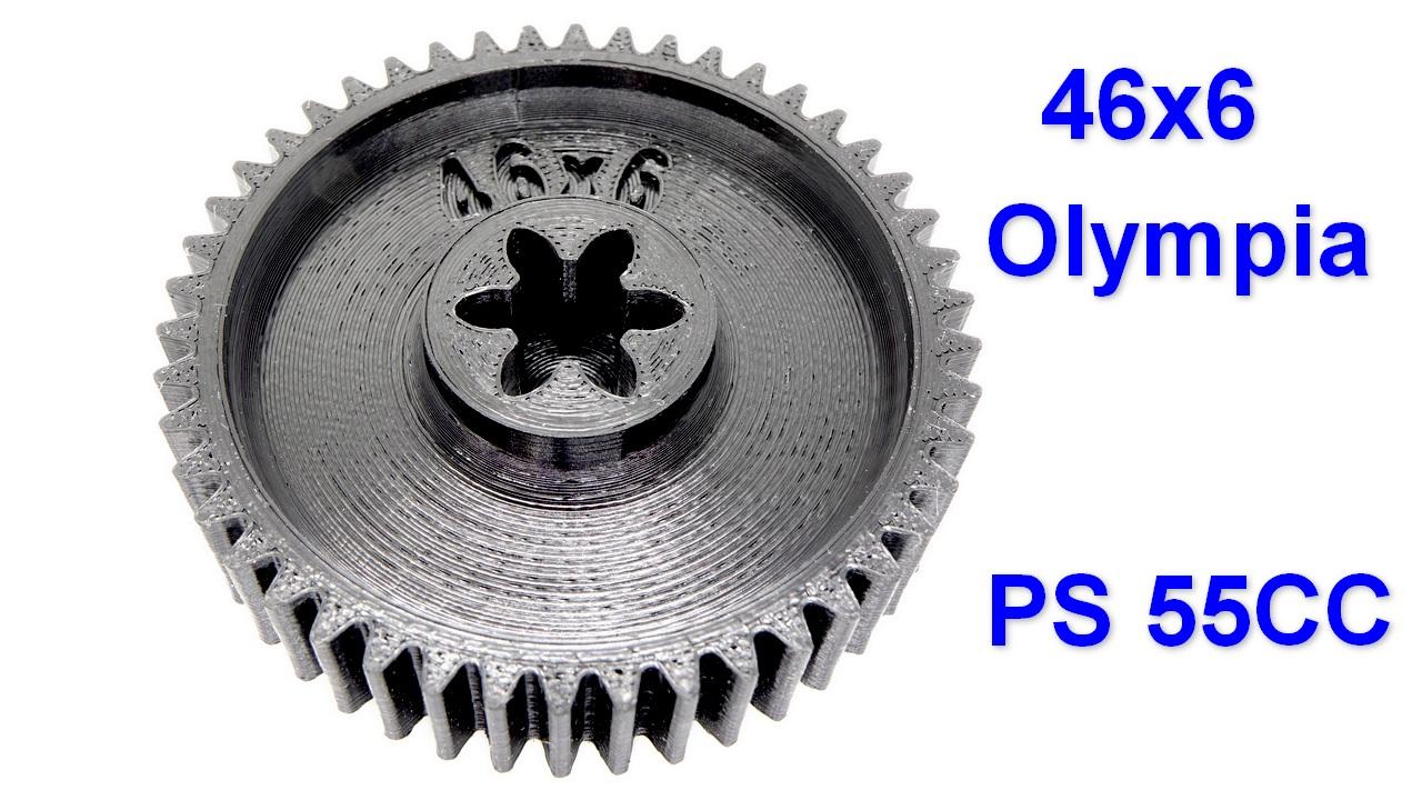 さち Koło zębate 46x6 zębów niszczarki Olympia PS 55CC - FotoElektronik
